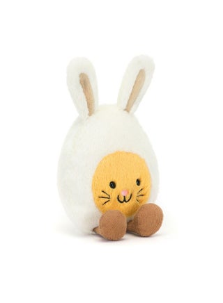 Amuseables Bunny Egg Plush – Soft Stuffed Toy with Cordy Legs, Cute Valentine’s Gift for Kids & Adults, Collectible Jellycat, 11cm - view 2